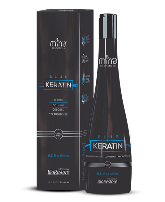 Escova Blue Keratin - Mirra  1000 ML